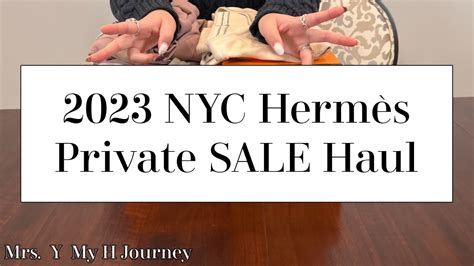 hermes private sale nyc.